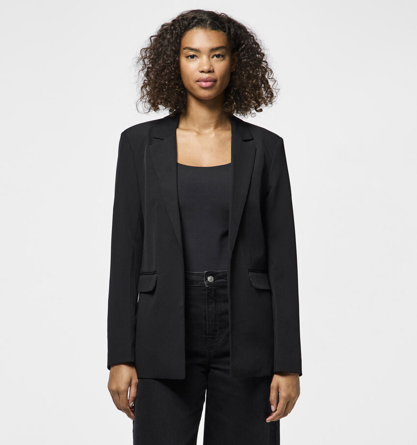 Pieces Bozzy Detail Zwarte Blazer