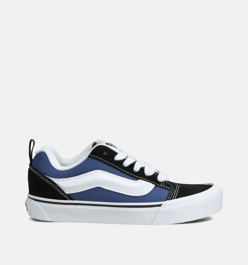Vans Knu Skool Baskets en Bleu/Noir