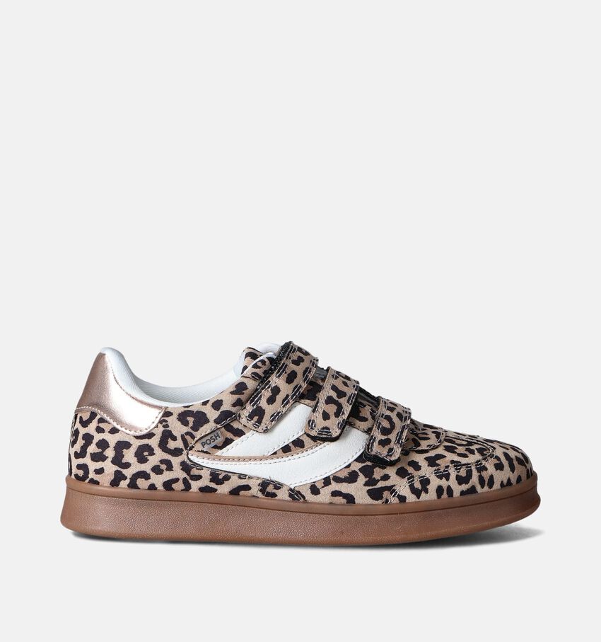 Posh By Poelman Bruine Sneakers Leopard