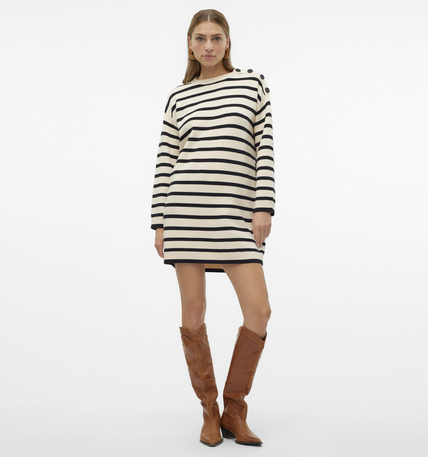 Vero Moda Saba Robe mi-longue en Beige