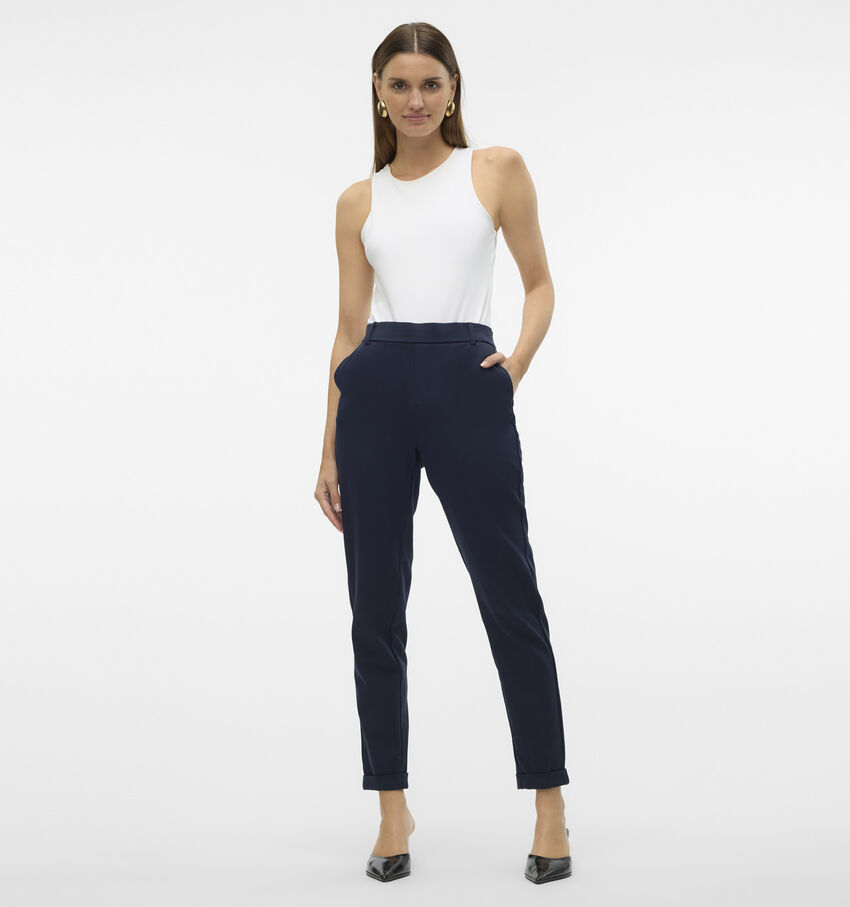 Vero Moda Maya Donkerblauwe Geklede Broek L30