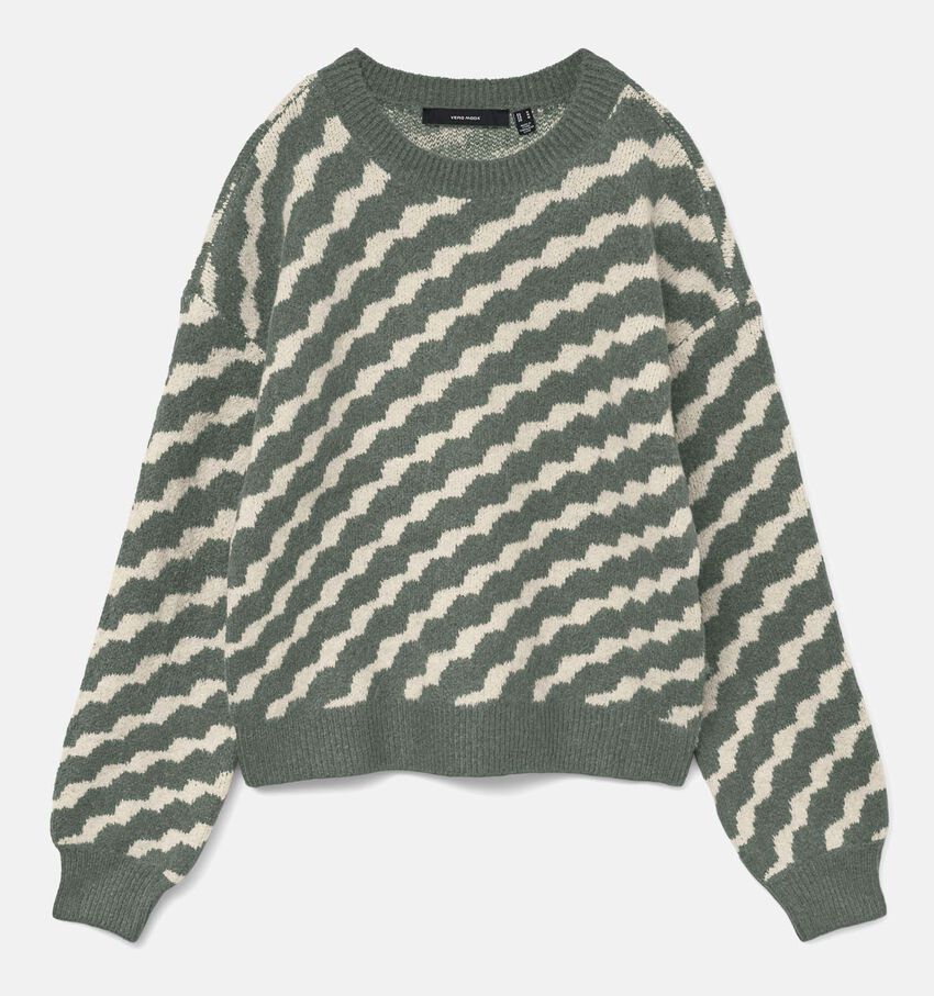 Vero Moda Lara Donkergroene Pull
