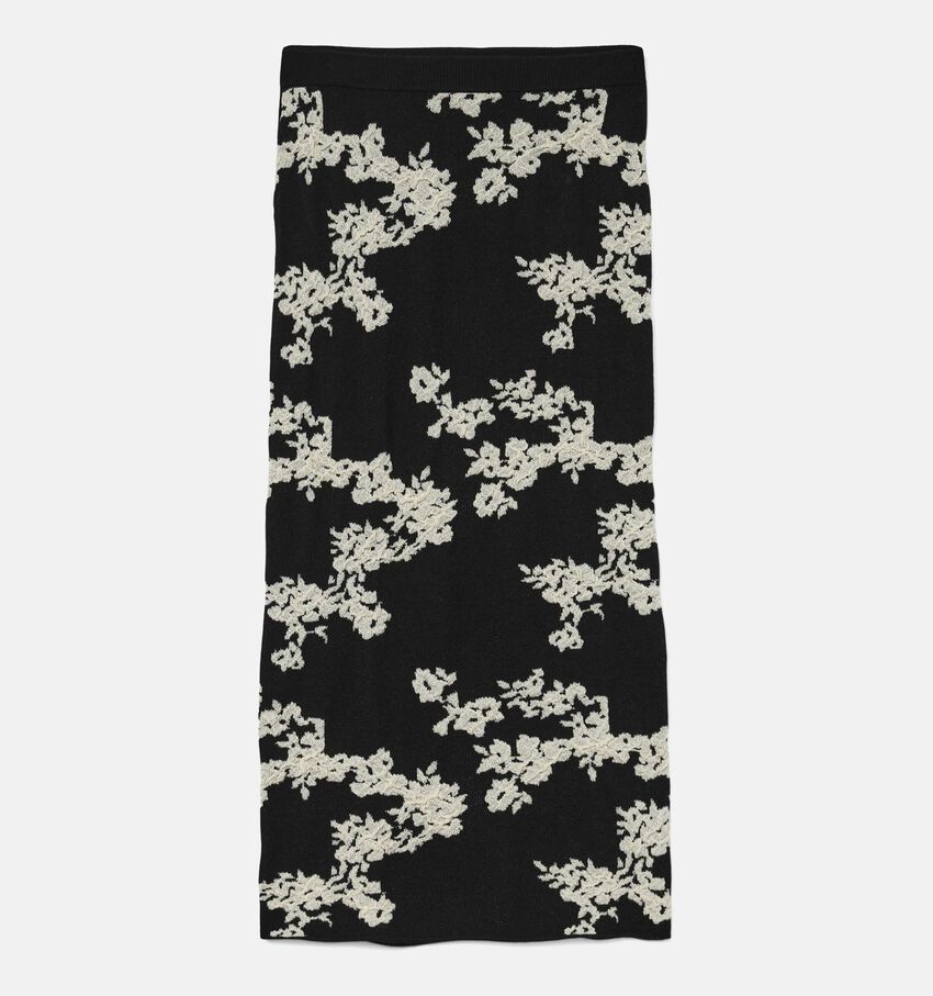 Vero Moda Nancy Birch Flower Zwarte Rok