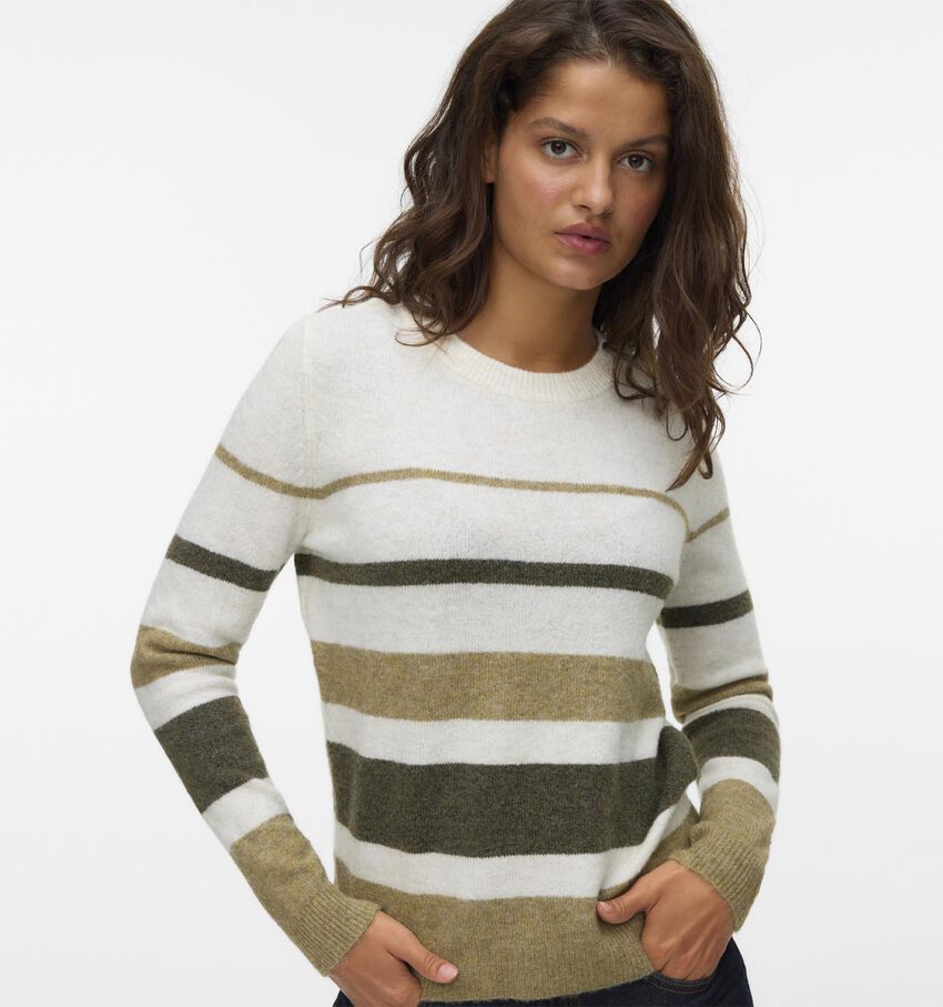 Vero Moda Plaza Witte/Groene Trui