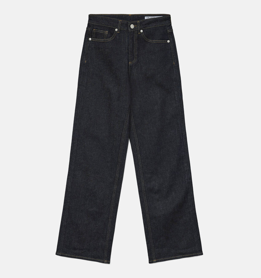 Vero Moda Tessa Donkerblauwe High rise Wide leg jeans L34