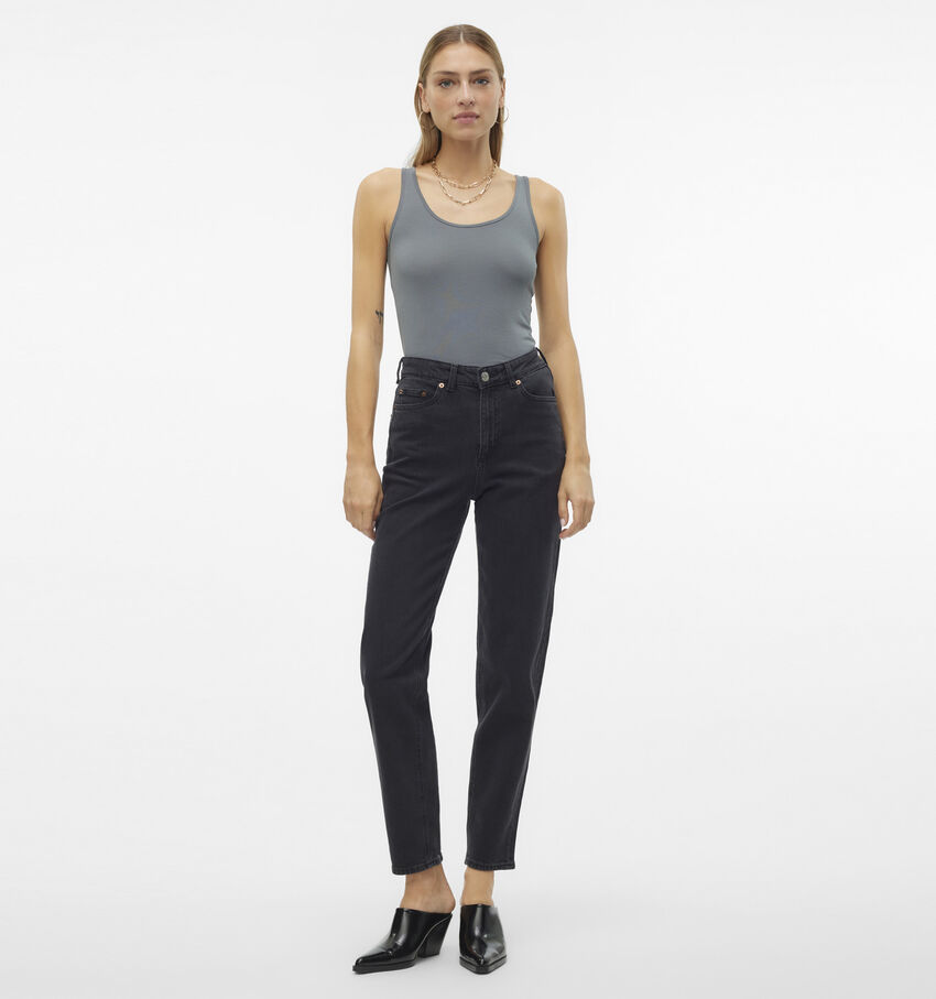 Vero Moda TESSA Mom jeans en Noir