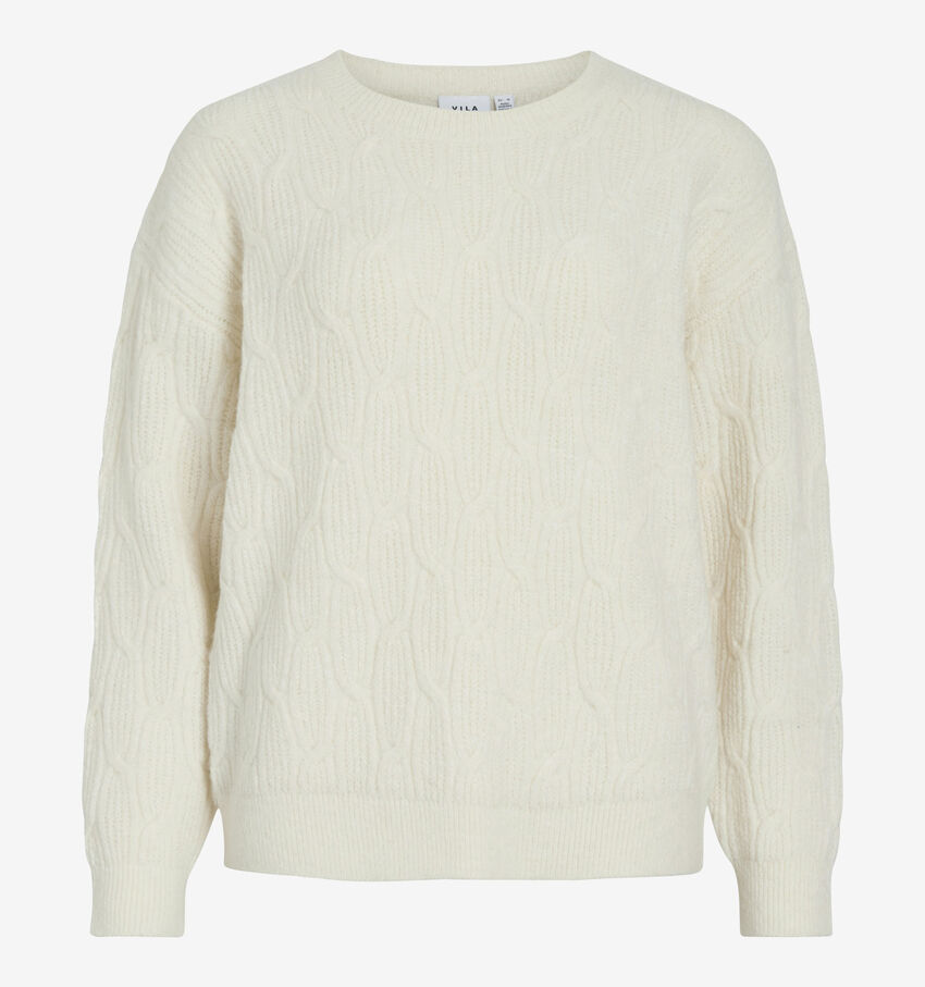 Vila Vilassia O-Neck Pull en Beige