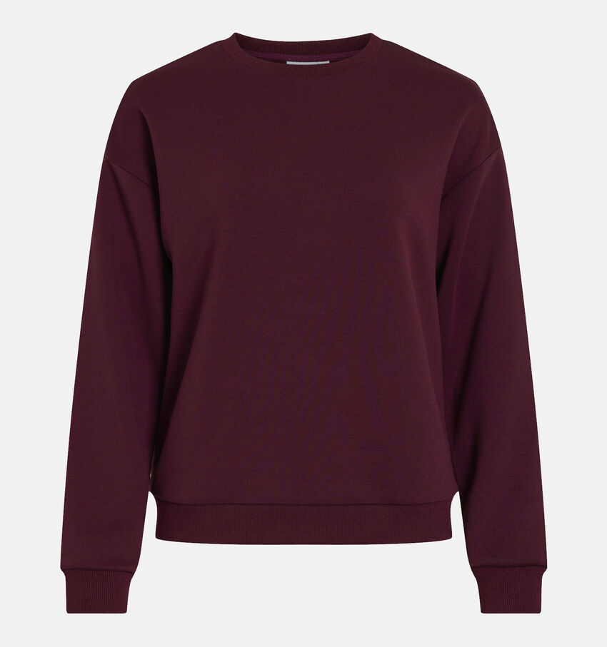 Vila Visandy Sweat Top Sweatshirts en Bordeaux