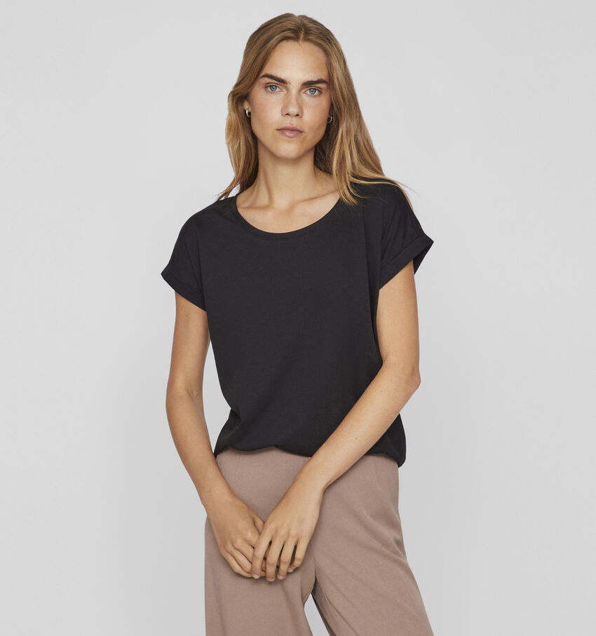 Vila Vidreamers Zwarte T-shirt