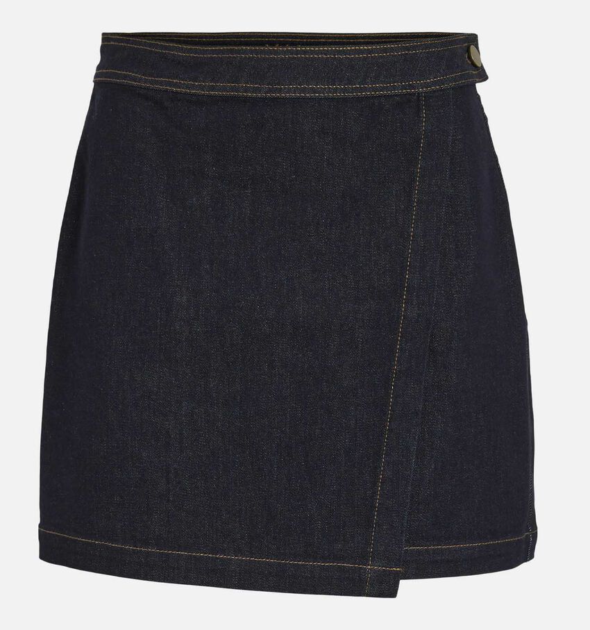 Vila Jupe Courte en Jeans Bleu