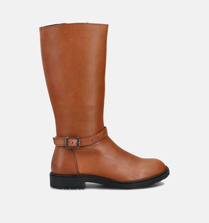Little David Cognac Lange Laarzen