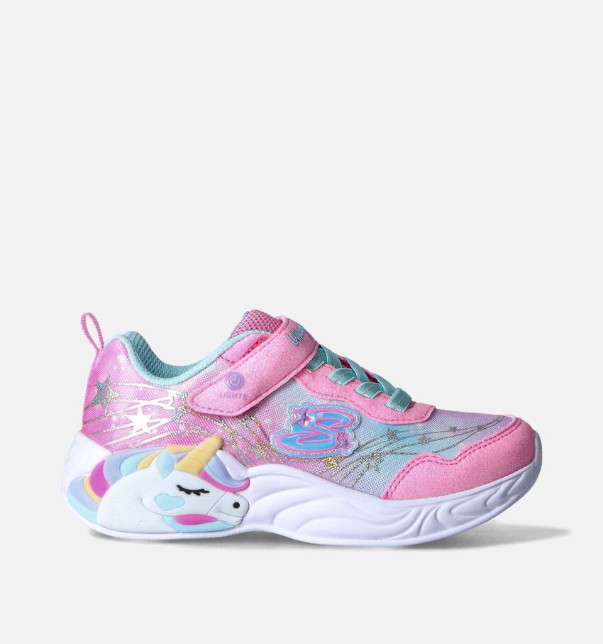 Skechers S-Lights Unicorn Dreams Baskets en Rose