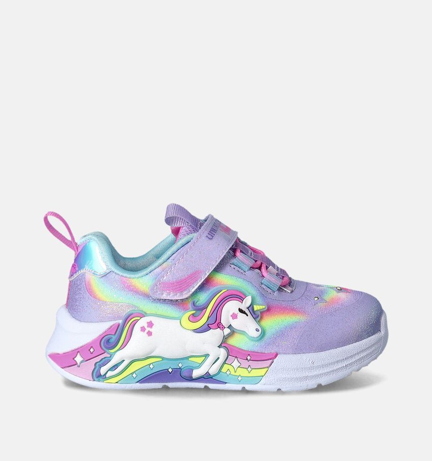 Skechers S-Lights Unicorn Baskets en Lilas
