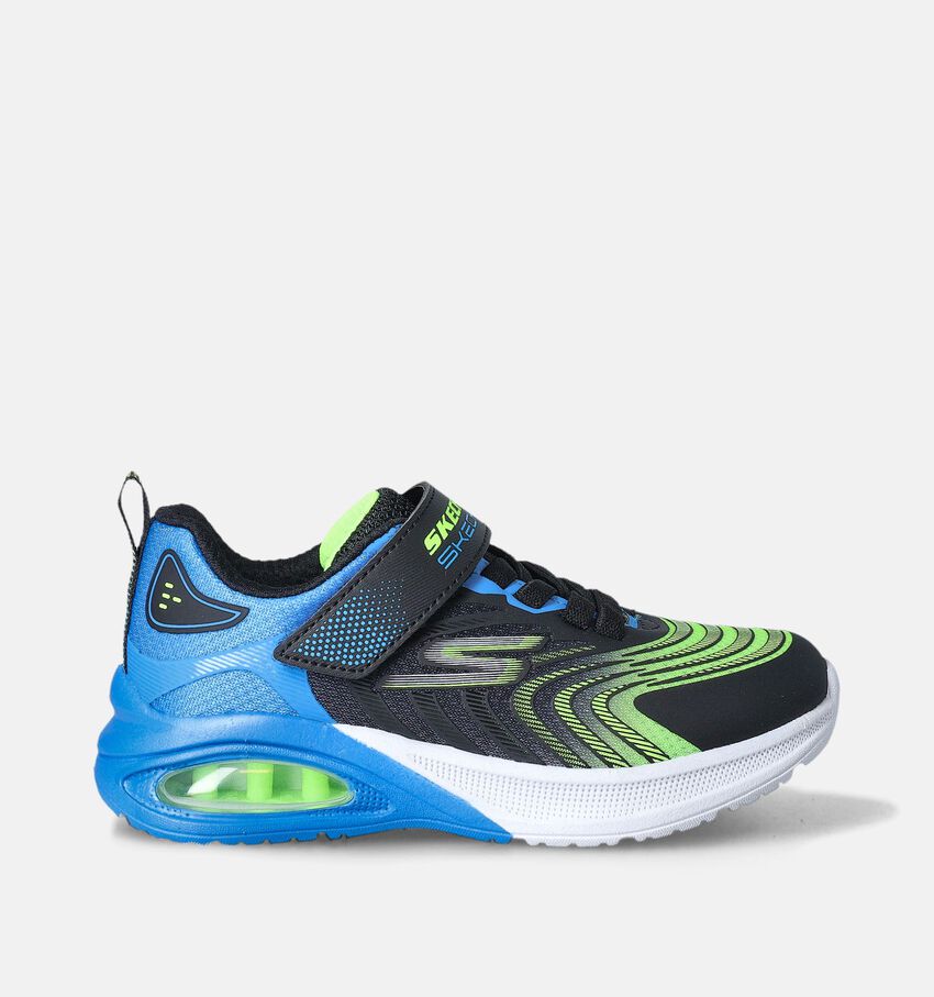 Skechers Microspec Max Advance Zwarte Sneakers