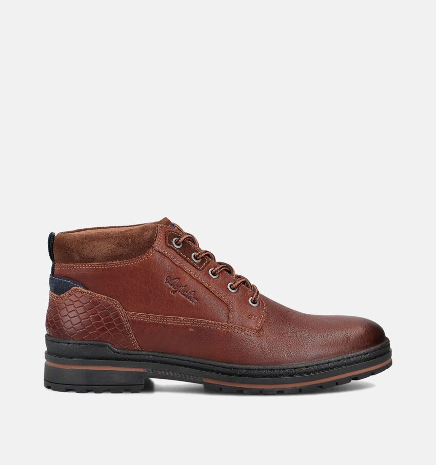 Australian Middelburg Boots à lacets en Cognac