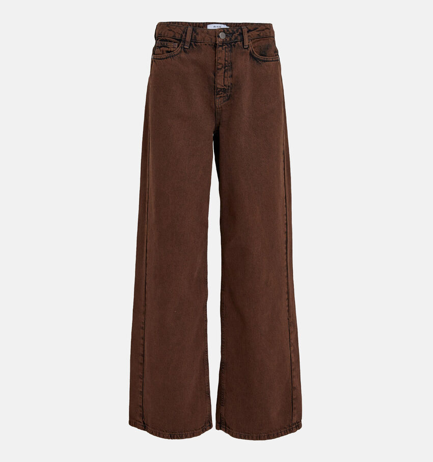 Minus MSDilara Donkerbruine Jeansbroek