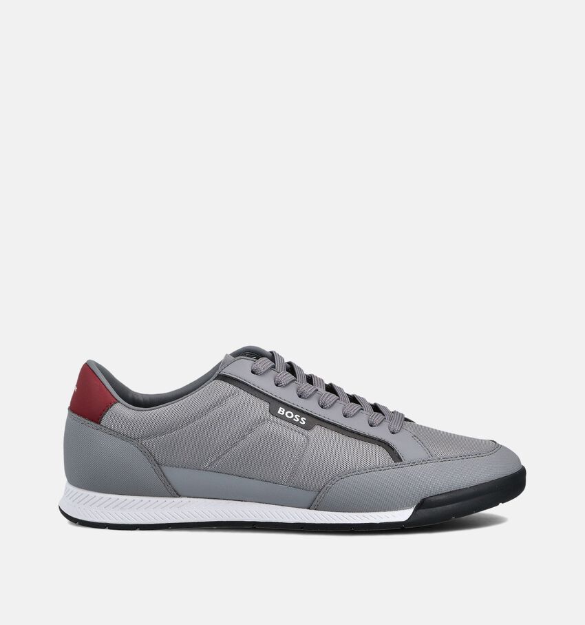 BOSS Grijze Veterschoenen