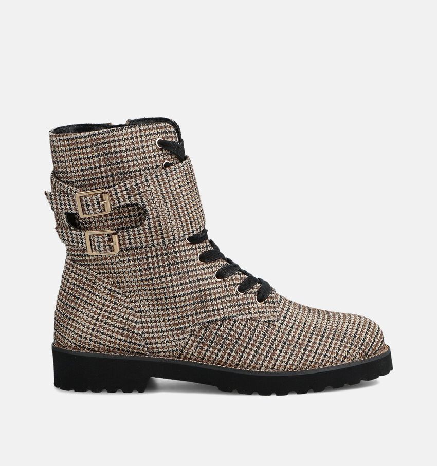 La Strada Boots à lacets en Beige