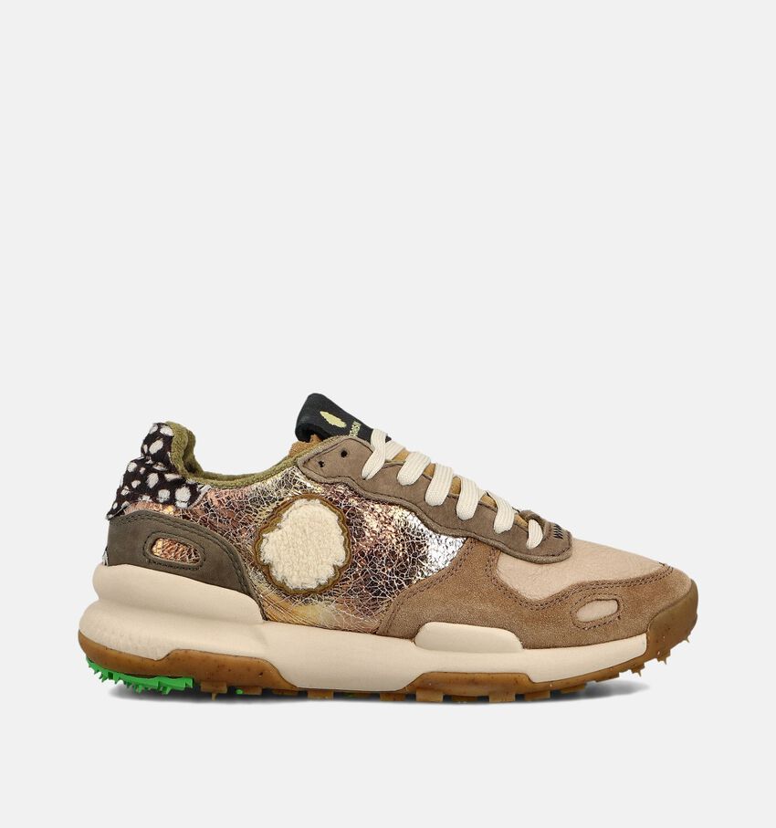 Satorisan Chacrona Premium Donkerbeige/Bruine Sneakers