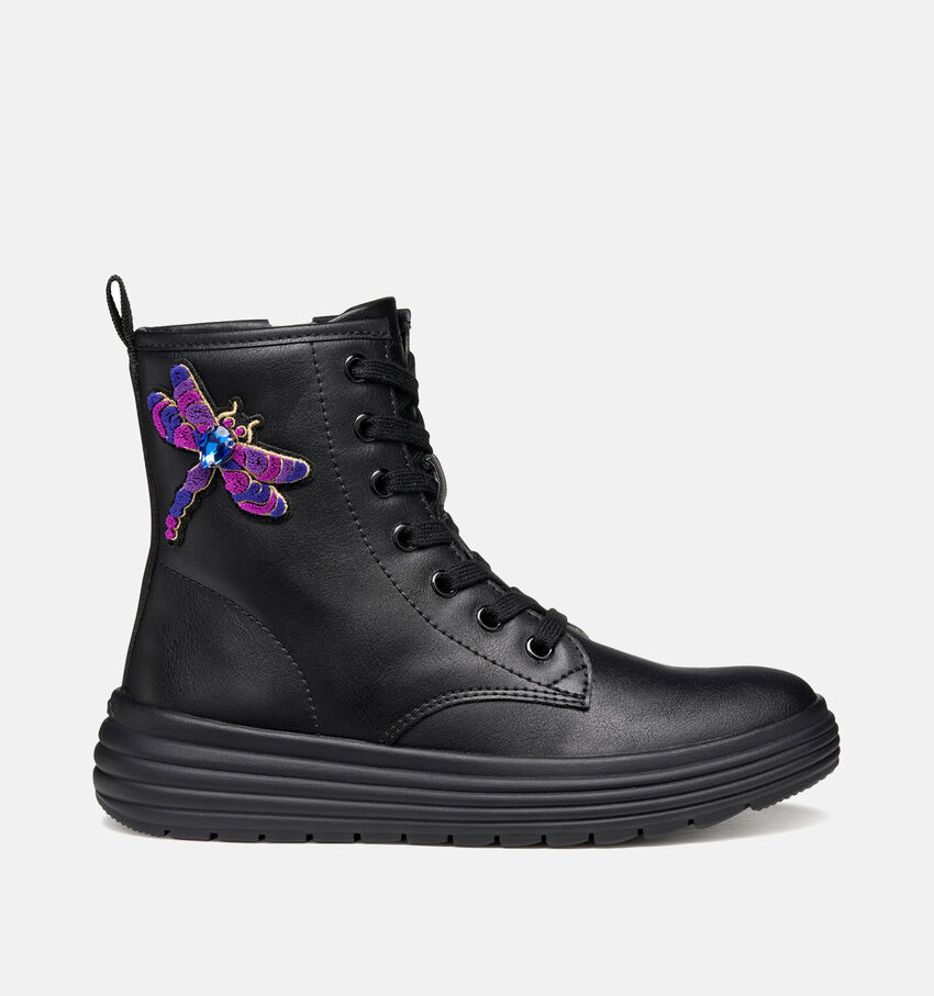 Geox Phaolae Zwarte Boots