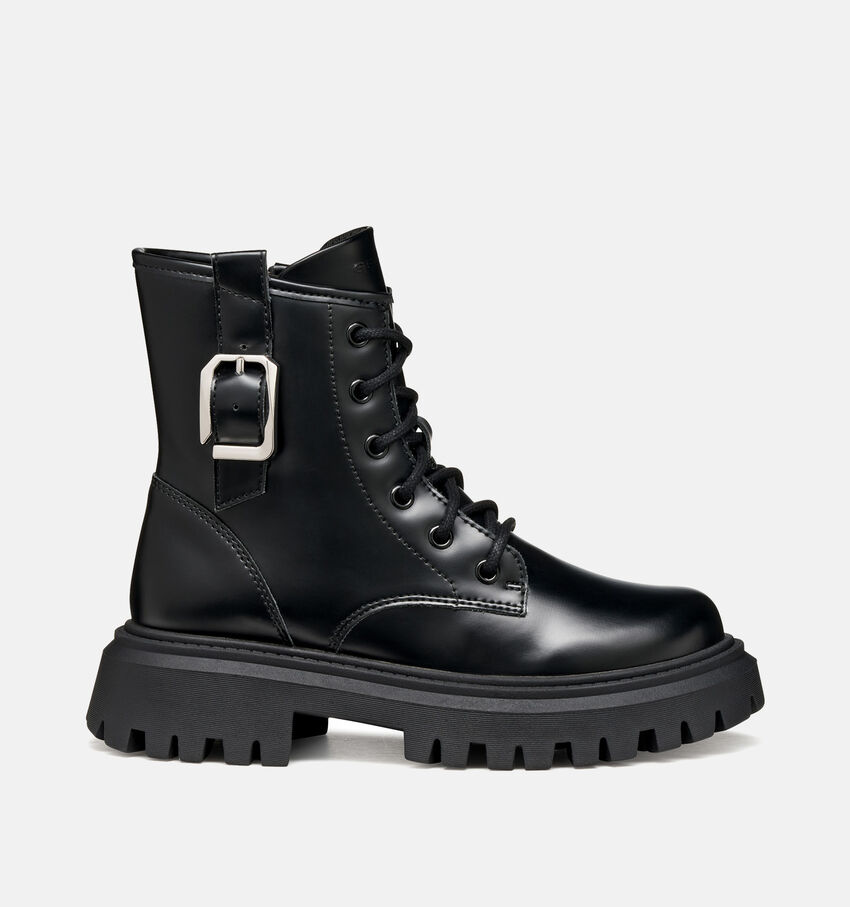 Geox Maquinnens Zwarte Veterschoenen