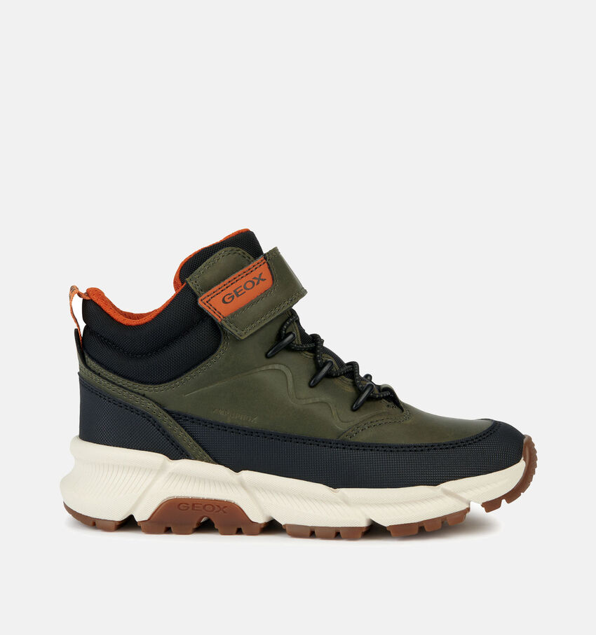 Geox Flexyper Plus Kaki Hoge Schoenen
