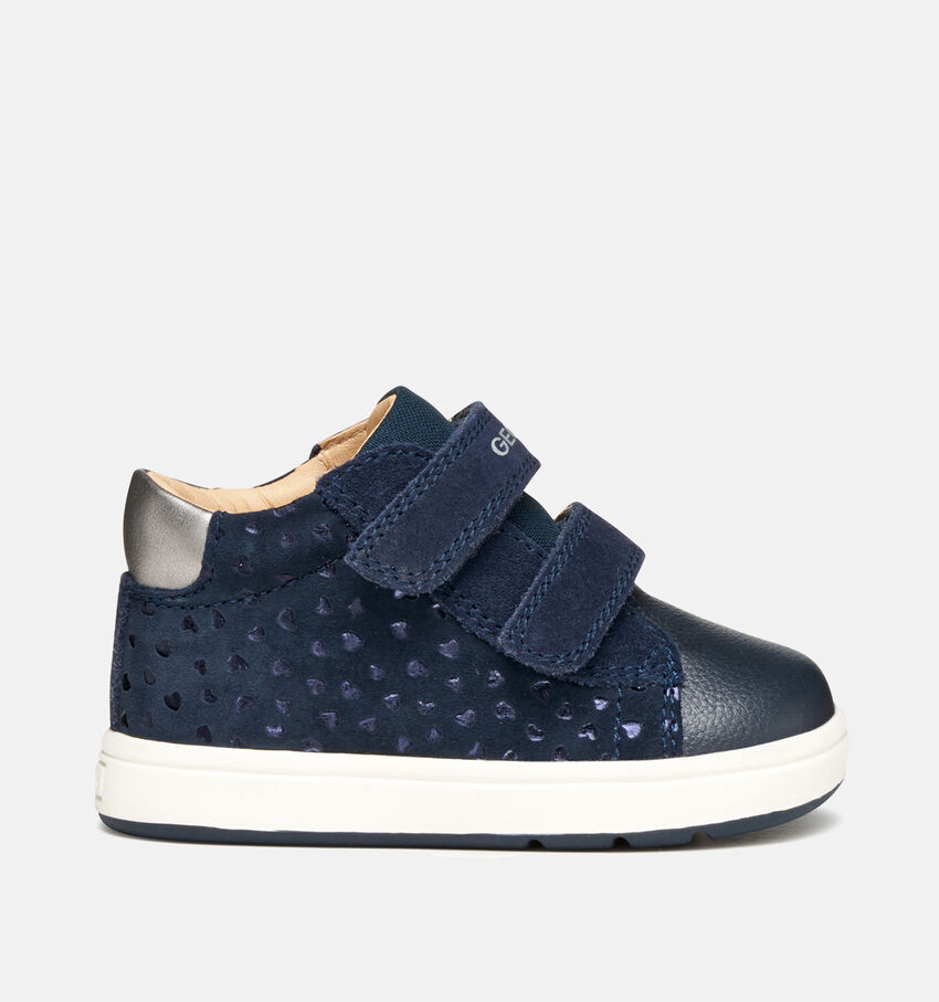 Geox Biglia Donkerblauwe Velcroschoenen