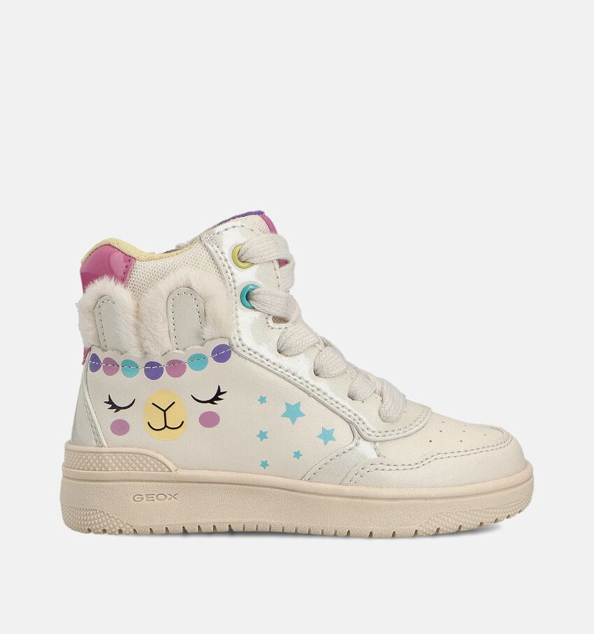 Geox Washiba Witte Hoge Schoenen