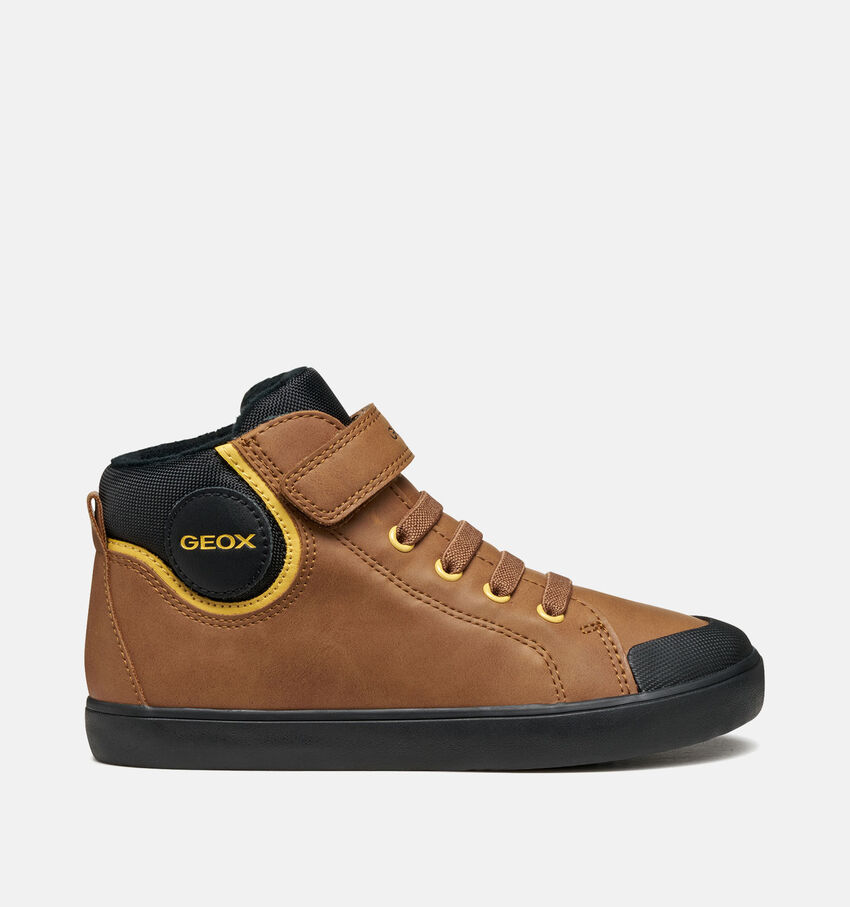 Geox Gisli Cognac Hoge Sneakers