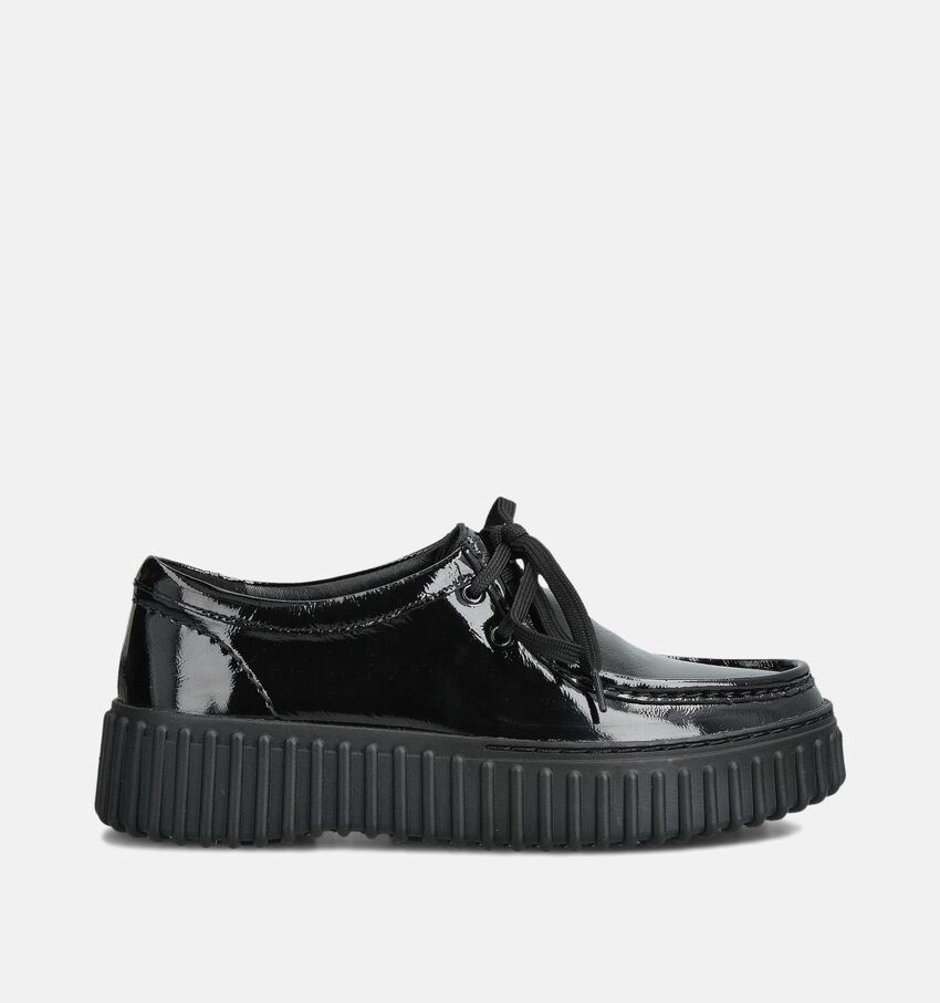 Clarks Torhill Bee Zwarte Lakschoenen