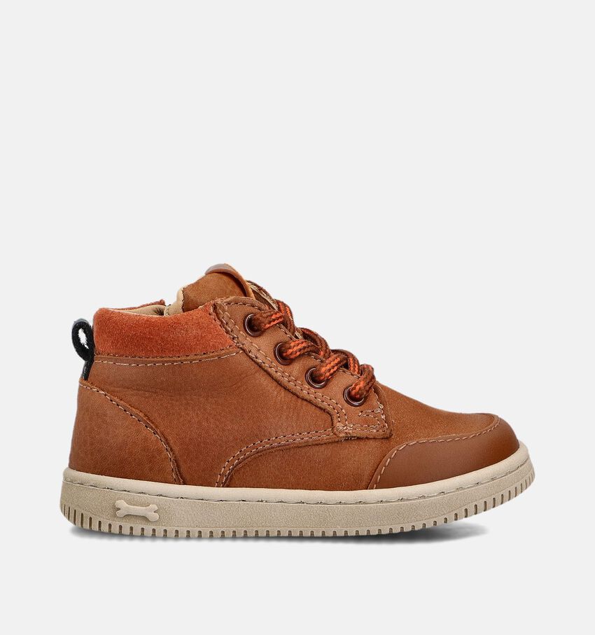 STONES and BONES Nipo Hoge Schoenen Cognac