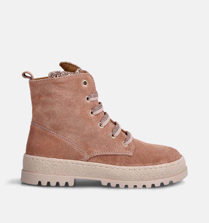 STONES and BONES Svasa Roze Hoge Schoenen