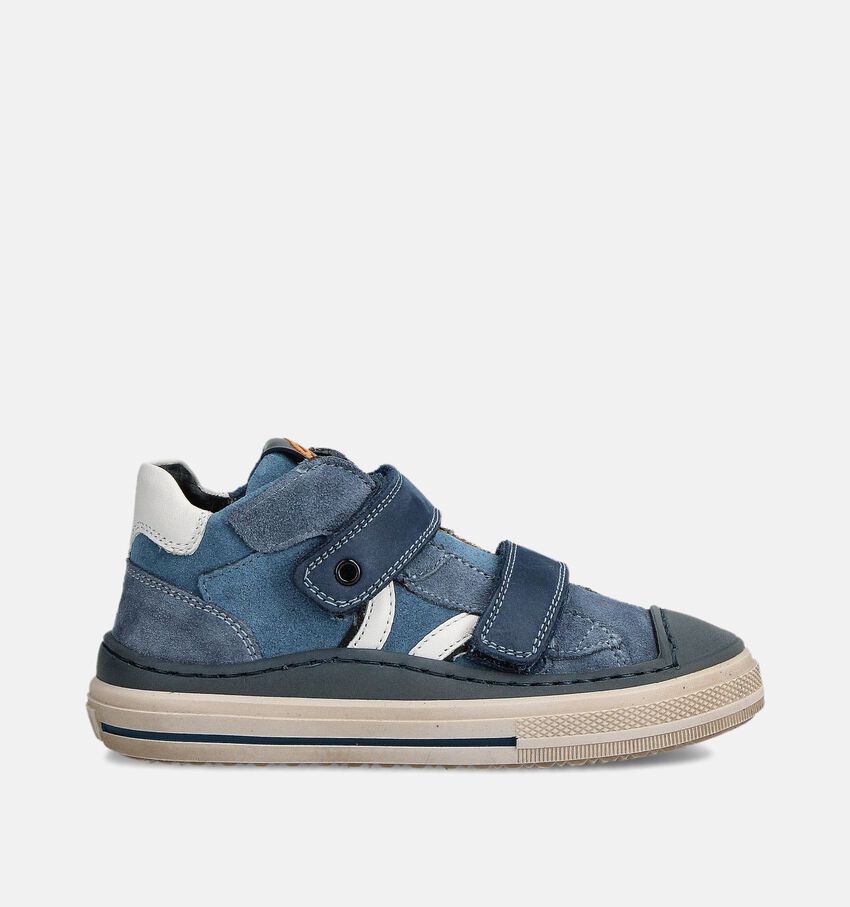 STONES and BONES Loris Blauwe Sneakers