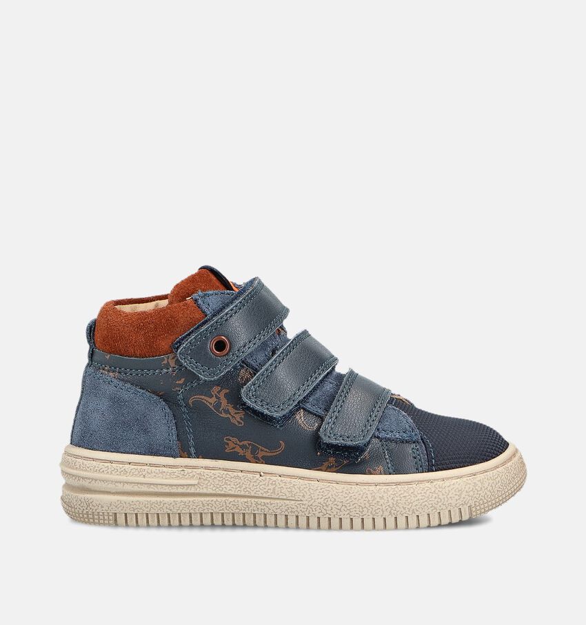 STONES and BONES Moral Blauwe Hoge Schoenen