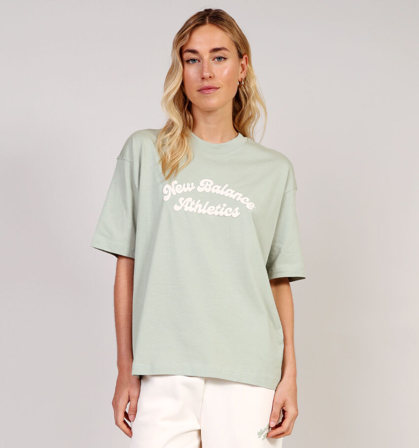 New Balance Groene T-shirt
