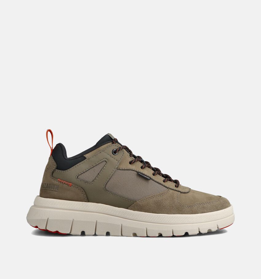 Palladium Pallaflex LO Mix Kaki veterschoenen