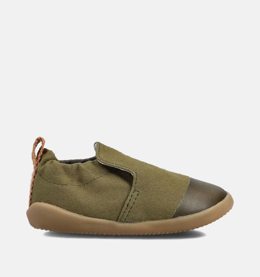 Bobux Pure Cosy Kaki Parkschoentjes