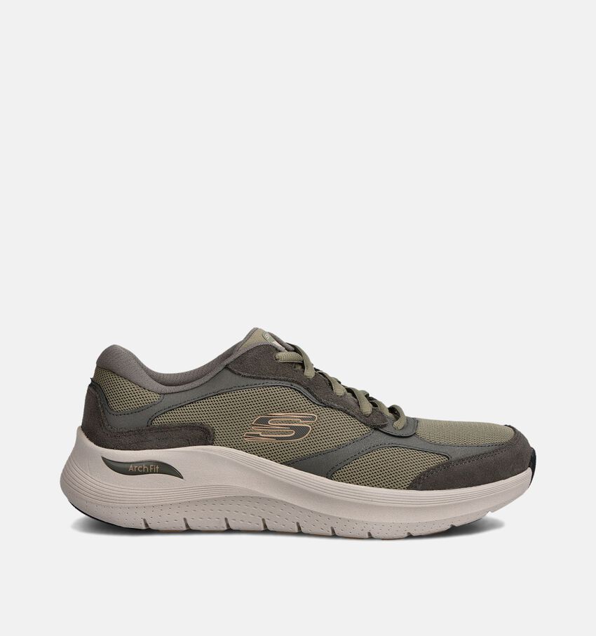 Skechers ARCH FIT 2.0 THE KEEP Baskets basses en Vert kaki