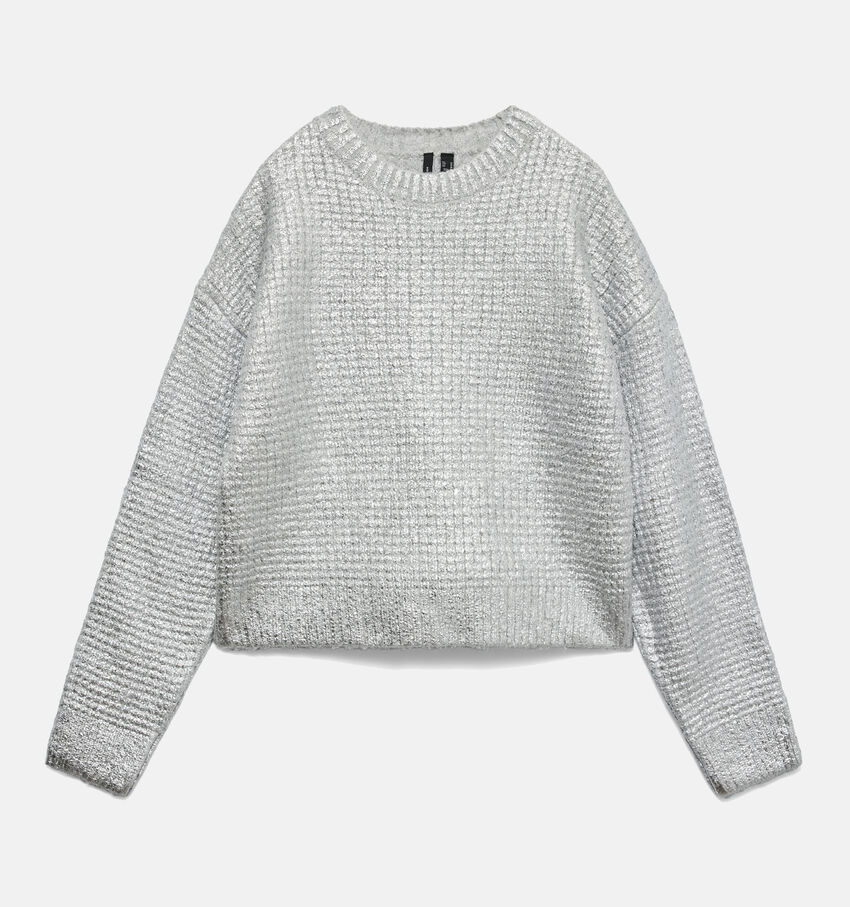 Vero Moda Sif Pull tricoté en Argent