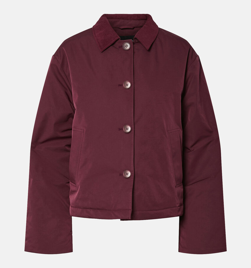 Pieces Jorma Corduroy Bordeaux Jas