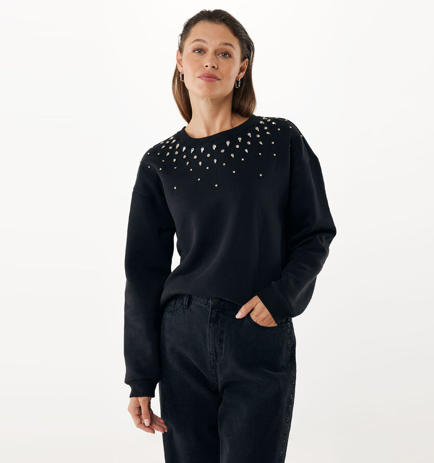 Mexx Embellished Zwarte Trui
