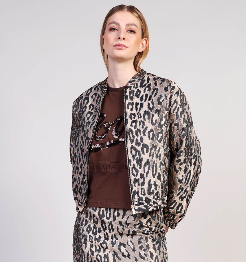 Mexx Leopard Bruine Jas
