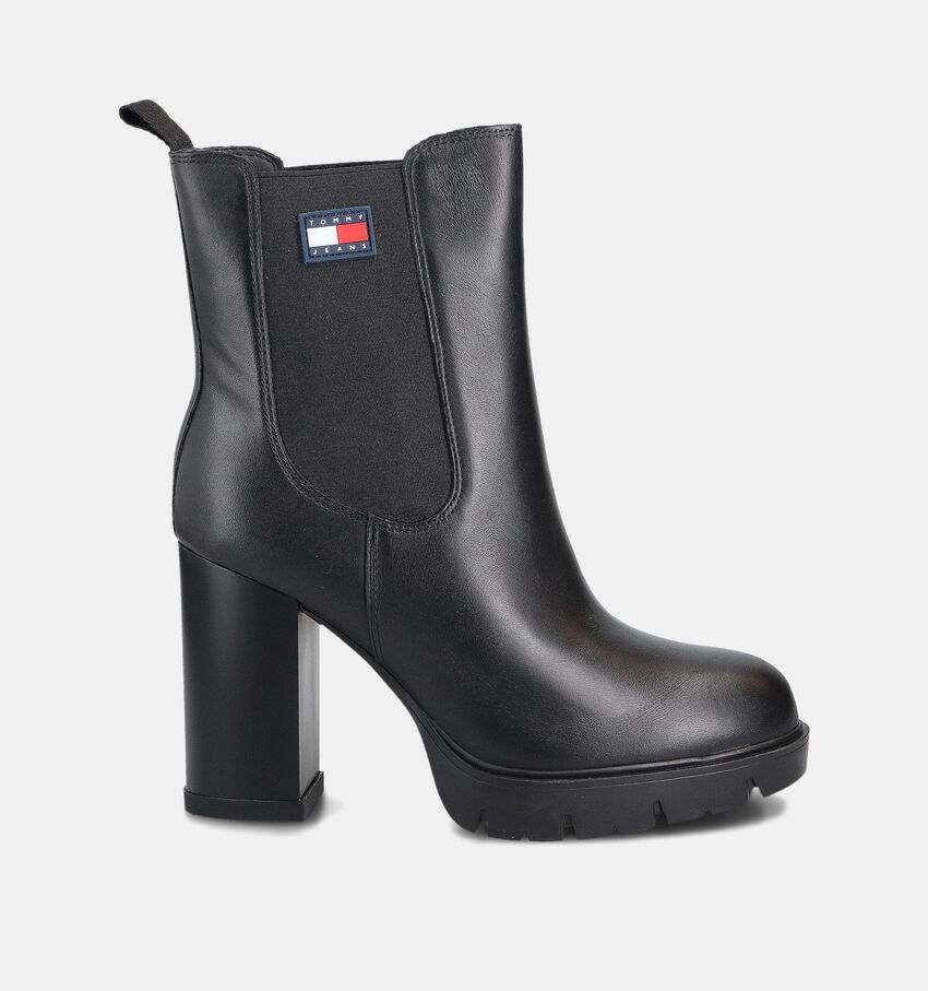 Tommy Hilfiger Jeans Bottines à talons en Noir