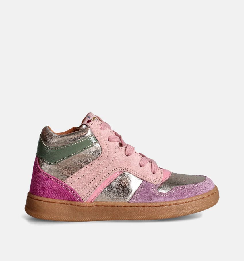 FR by Romagnoli Roze Hoge Sneakers
