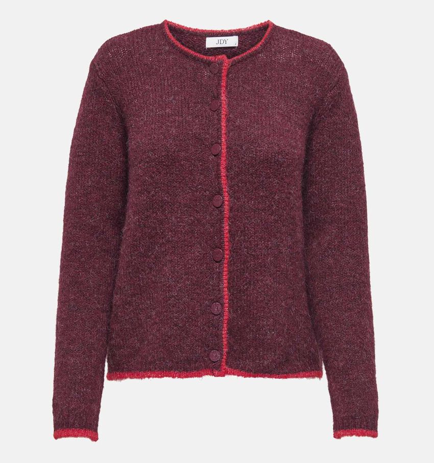 JDY Zoey Bordeaux Cardigan