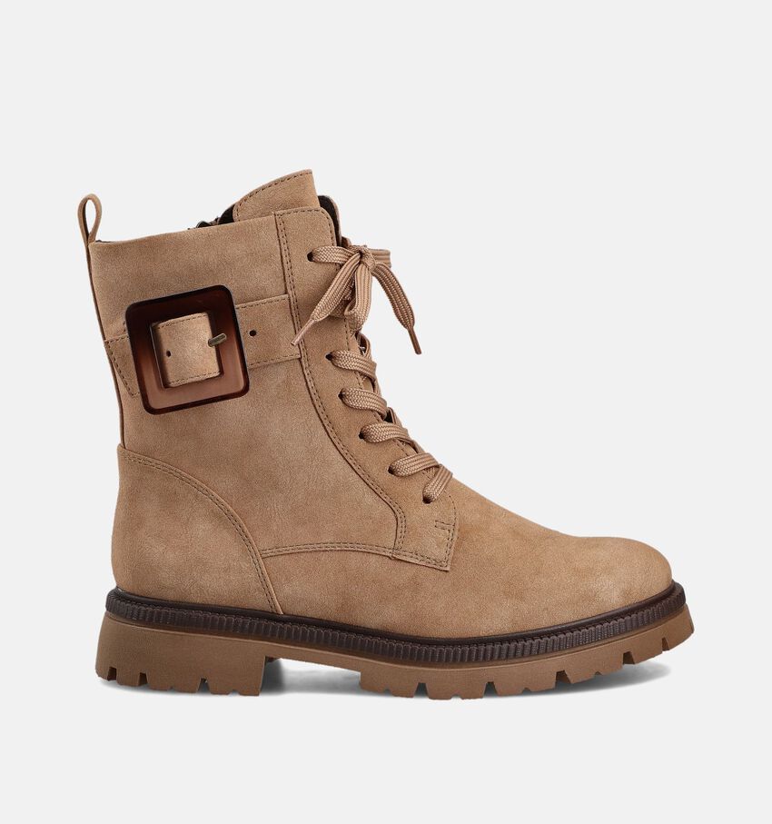 Marco Tozzi Beige Veterboots