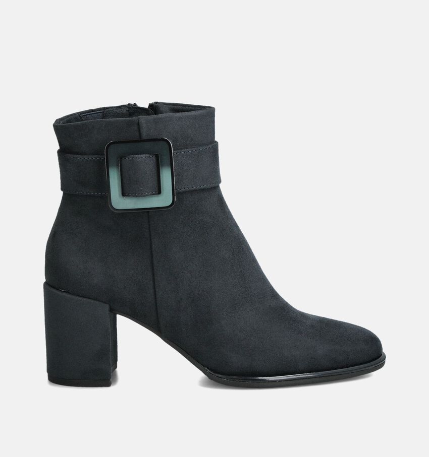 Marco Tozzi Bottines à talons en Bleu foncé