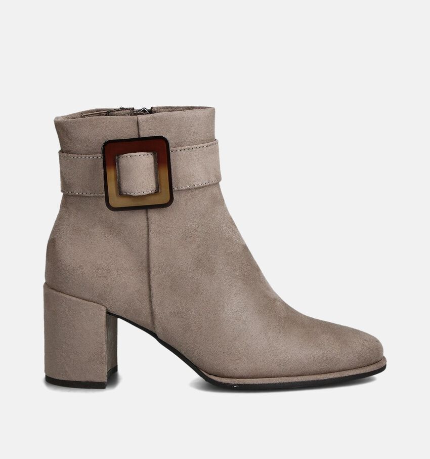 Marco Tozzi Bottines à talons en Taupe