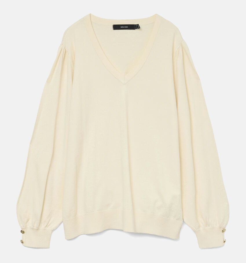Vero Moda Curve Holly Pull en Beige