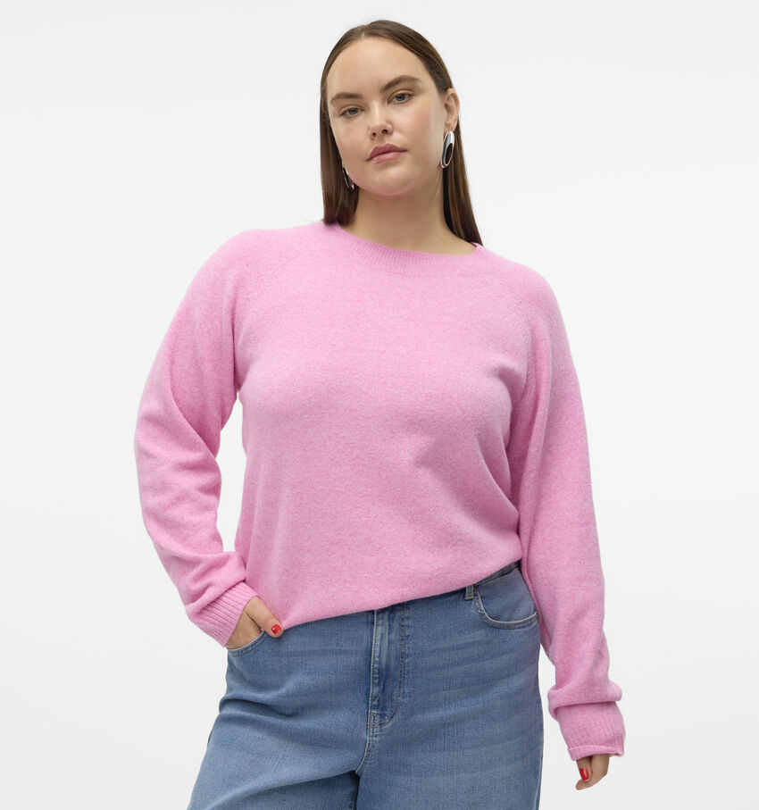 Vero Moda Curve Doffy Roze Trui